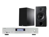 Zestawy stereo - Rotel A14 MkII (srebrny) + Tesi 3 (czarny) - miniaturka - grafika 1