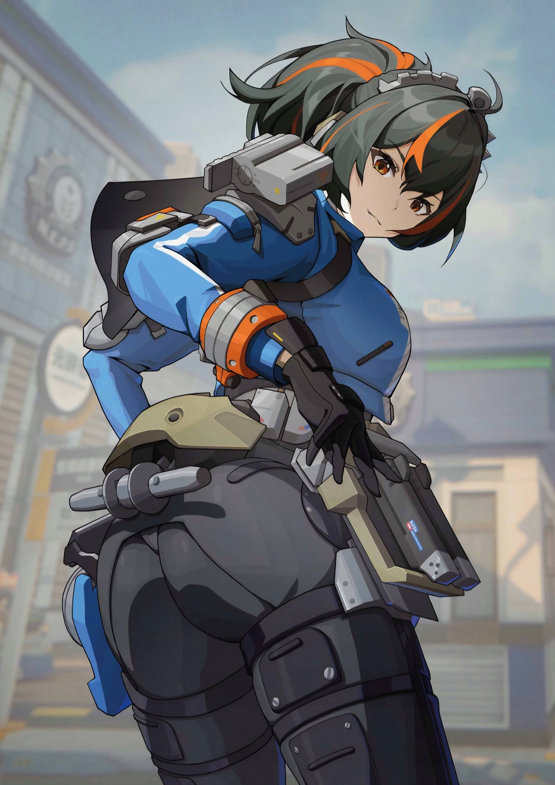 Plakat A3 Zenless Zone Zero Zzz Anime Gra Zhu Yuan