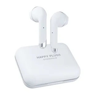 Happy Plugs Air 1 Plus Białe - Słuchawki - miniaturka - grafika 1