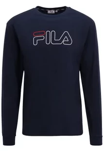 FILA Męska koszulka z długim rękawem, czarna irys, S, Black Iris, S - Koszulki męskie - miniaturka - grafika 1