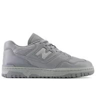 Buty sportowe męskie - Buty unisex New Balance BB550MCB - szare - miniaturka - grafika 1
