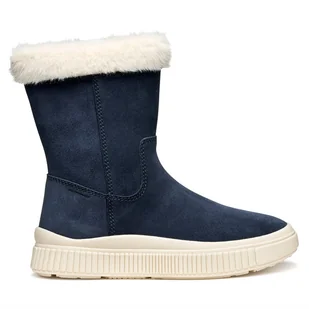 Kozaki Geox J Laquinny Wpf J56NFB 00022 C4021 S Granatowy - Buty dla dziewczynek - miniaturka - grafika 1