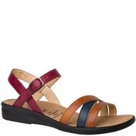 Sandały damskie - Ganter Sandały damskie Sonnica, bordo, 42.5 EU X-Schmal - miniaturka - grafika 1