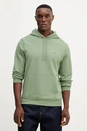 Bluzy męskie - Lacoste bluza bawełniana męska kolor zielony z kapturem gładka SH9839 - miniaturka - grafika 1