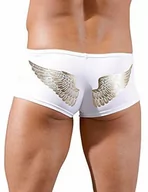 Majtki męskie - Svenjoyment Svenjoyment Męskie bokserki Anioł biało-złote S - miniaturka - grafika 1