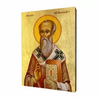 Ikony i obrazy sakralne - Ikona święty Aleksander z Aleksandrii - miniaturka - grafika 1