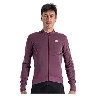 SPORTFUL Monocrom Thermal Jersey Długi sweter Męski, Mauve, L - Swetry męskie - miniaturka - grafika 1