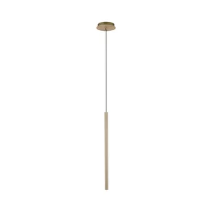Paul Neuhaus Designerska lampa wisząca z mosiądzu z diodą LED - Bea - Lampy sufitowe - miniaturka - grafika 1