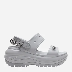 Sandały damskie Crocs Mega Crush Rebel SNDL W CR208339-SHIM 37-38 (M5/W7) 23 cm Szare (196265238675) - Sandały damskie - miniaturka - grafika 1