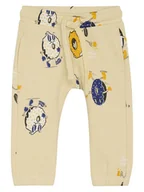 Spodenki dla niemowląt - Noppies Spodnie dresowe "Sippar" w kolorze beżowym - miniaturka - grafika 1