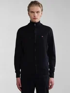 Bluzy męskie - Bluza męska rozpinana streetwear Napapijri Decatur Fz 3 NP0A4HUV0411 XL Czarna (194905912473). Bluzy męskie streetwear - miniaturka - grafika 1