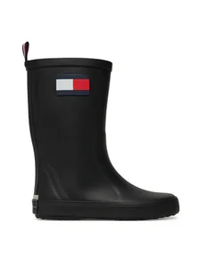 Tommy Hilfiger Kalosze T3XC-33923-0047 M Czarny - Buty dla chłopców - miniaturka - grafika 1