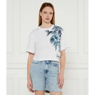 Koszulki i topy damskie - GUESS T-shirt Cropped Fit - miniaturka - grafika 1