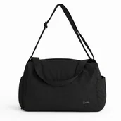 Torebki damskie - Sportowa torba fitness damska Solier FB53 Teya, do pilatesu i podróży, kolor czarny - miniaturka - grafika 1