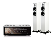 Zestawy stereo - Rose RS520 (srebrny) + VELA FS408 (biały) - miniaturka - grafika 1