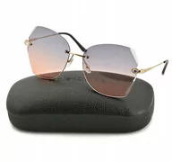 Okulary sportowe - Okulary przeciwsłoneczne Damskie Muchy cieniowane - miniaturka - grafika 1