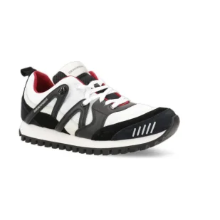 Emporio Armani Sneakersy z dodatkiem skóry - Moda i Uroda OUTLET - miniaturka - grafika 1