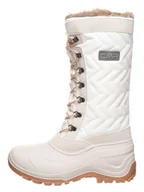 Kozaki damskie - CMP Kozaki zimowe "Nietos" w kolorze kremowym - miniaturka - grafika 1