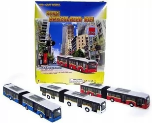 Hipo Autobus przegubowy 29cm 3kol p12 - Samochody i pojazdy dla dzieci - miniaturka - grafika 1