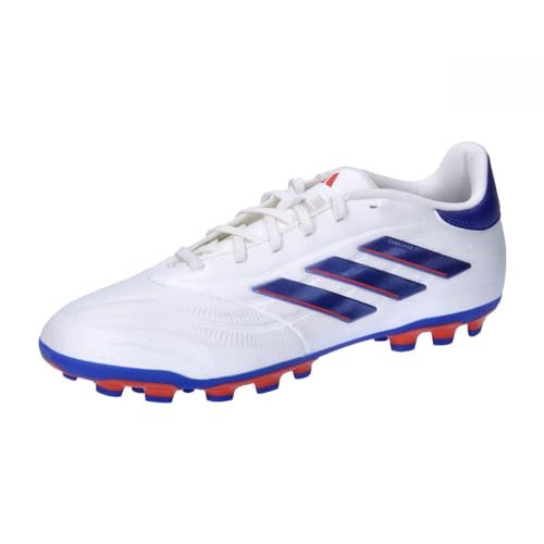 adidas Unisex Copa Pure League Buty piłkarskie ze sztucznej trawy, Ftwr biały jasny niebieski słoneczny czerwony, 40 EU