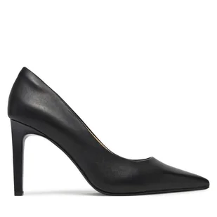 Szpilki Calvin Klein Pump 90 Pointy Hw Bar Lth HW0HW02527 Czarny - Czółenka - miniaturka - grafika 1