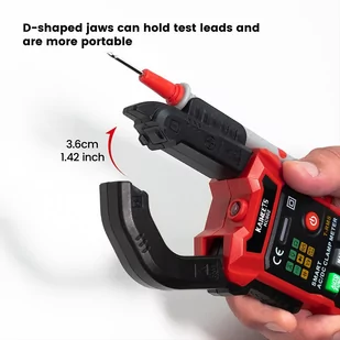 KAIWEETS KC602 Smart Digital Clamp Meter, 6000 Counts True-RMS, Auto Range, AC/DC Current, NCV Detection Function - Multimetry - miniaturka - grafika 10