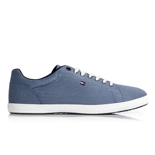 Buty męskie Tommy Hilfiger Essential Chambray Vulc Buty męskie Tommy Hilfiger Essential Chambray Vulc 44 Szaroniebieski - Botki męskie - miniaturka - grafika 1