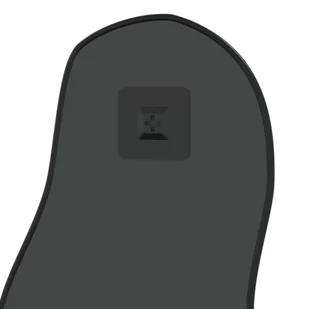 Lumarko Lustro ścienne, czarne, 60x25 cm - Lustra - miniaturka - grafika 6