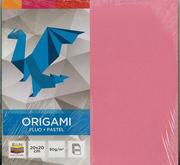Decoupage - Papier origami 20x20cm Fluo+Pastel - miniaturka - grafika 1