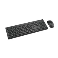 Zestawy myszka + klawiatura - Kensington KM150 EQ klawiatura Dołączona myszka Biuro RF Wireless QWERTY Skandynawia Czarny - miniaturka - grafika 1