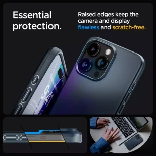 Etui Spigen Thin Fit do Apple iPhone 15 Pro Max Metal Slate - Etui i futerały do telefonów - miniaturka - grafika 14