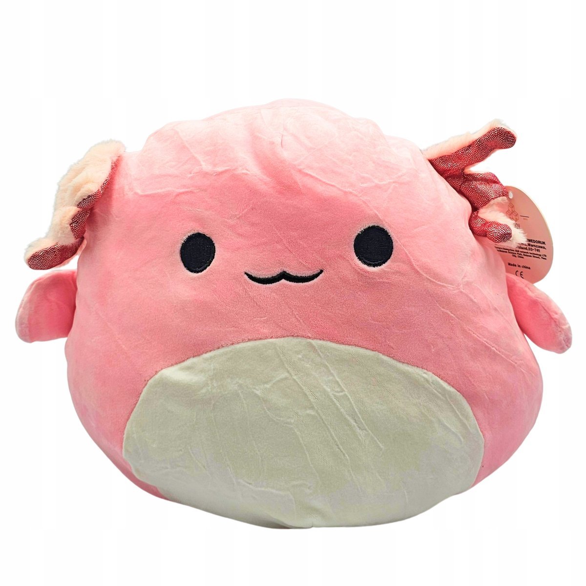 Maskotka Pluszowa Axolot Przytulanka Mięciutka Dla Dzieci Duża Rybka 30 cm