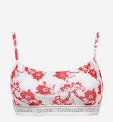 Biustonosze - CALVIN KLEIN BIUSTONOSZ BIAŁY WE WZÓR MIĘKKI XS 2A2D4_B* XS 2_2 TIA - miniaturka - grafika 1
