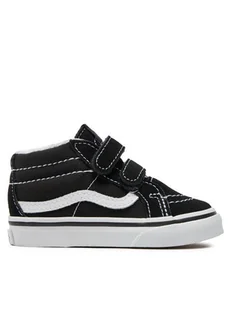 Vans Tenisówki Sk8-Mid Reissue V VN00018W6BT Czarny - Buty dla dziewczynek - miniaturka - grafika 1
