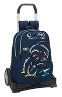 Plecaki - Safta Plecak Ergonomiczny Plecy Dziecko "Splash" Z Wózkiem Safta Evolution, Granatowy, 43, Plecak na co dzień - miniaturka - grafika 1