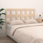 Inne meble do sypialni - Lumarko Wezgłowie łóżka, 125,5x4x100 cm, lite drewno sosnowe - miniaturka - grafika 1