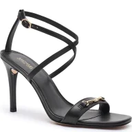 Sandały damskie - Michael Kors Skórzane sandały na szpilce LENA - miniaturka - grafika 1