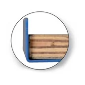 Wózki magazynowe - B2B Partner Warsztatowy wózek półkowy 101218 - miniaturka - grafika 1