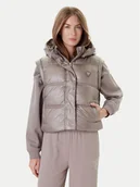 Kamizelki damskie - Guess Bezrękawnik W5YL11 WHDO2 Szary Regular Fit - miniaturka - grafika 1