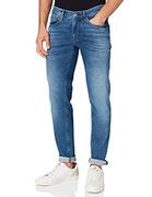 Spodenki męskie - BRAX Męskie spodnie dżinsowe skinny fit Style Chris Stretch bawełna, Authentic Blue Used 1, 42W / 32L - miniaturka - grafika 1