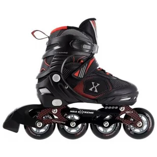 Nils EXTREME NA9080 CZARNO/CZERWONE ROZM L (39-42) ŁYŻWOROLKI EXTREME AL*_16-01-118 - Rolki - miniaturka - grafika 1