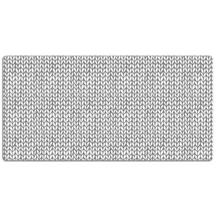 Mata z nadrukiem na biurko Wzór w jodełkę 120x60 cm, Dywanomat - Podkładki na biurko - miniaturka - grafika 1