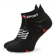 Skarpetki damskie - Skarpety Niskie Unisex Compressport Pro Racing Socks v4.0 Ultralight Run Low XU00051B Czarny - miniaturka - grafika 1