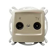 Gniazdka elektryczne - Ospel elektro Gniazdo RTV końcowe ZAR-1 - Karo GPA-SK/M/42 - miniaturka - grafika 1