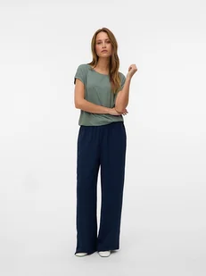 Vero Moda Koszulka w kolorze zielonym - Koszulki i topy damskie - miniaturka - grafika 1