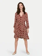 Sukienki - ONLY Sukienka codzienna Clemmentine 15320417 Bordowy Regular Fit - miniaturka - grafika 1