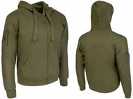 Bluzy męskie - Bluza Męska Rozpinana z Kapturem Kombat UK SPEC-OPS - Olive L - miniaturka - grafika 1