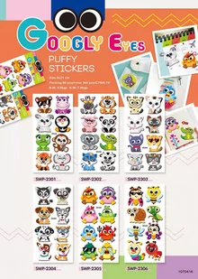 FABRYKA MAZAKÓW, Naklejki googly eyes - Pasmanteria - miniaturka - grafika 1