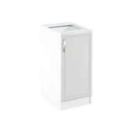 Szafki kuchenne - Szafka Dolna Stojąca 1 Drzwi D40 Prawa Sycylia White Gała Meble Sosna Andersen, Biały - miniaturka - grafika 1