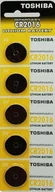 Ładowarki i akumulatory - Toshiba Baterie alkaliczne, litowe Toshiba CR2016 CR2016 PW BP-5 (Li) - miniaturka - grafika 1